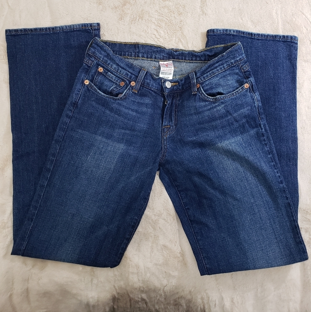 Lucky Dungarees Midrise Flare
